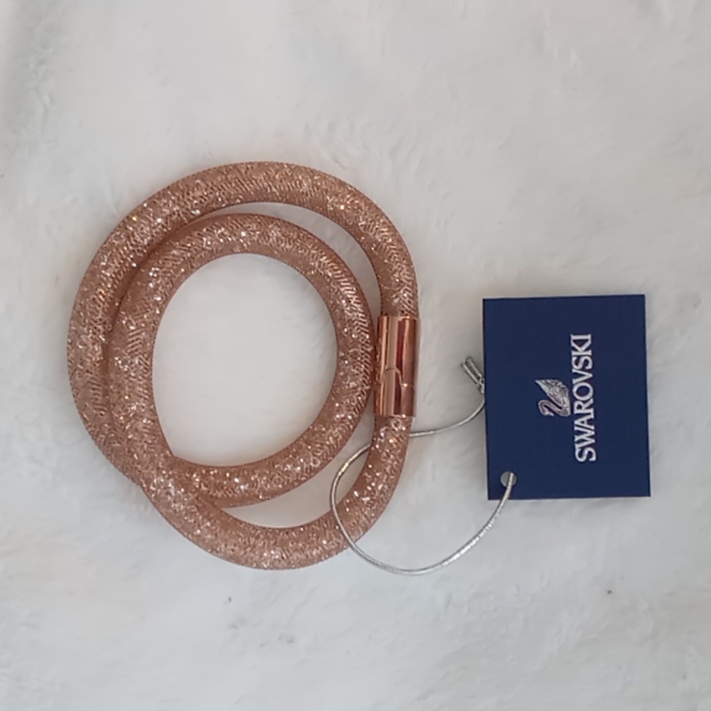 Swarovski rose gold bracelet